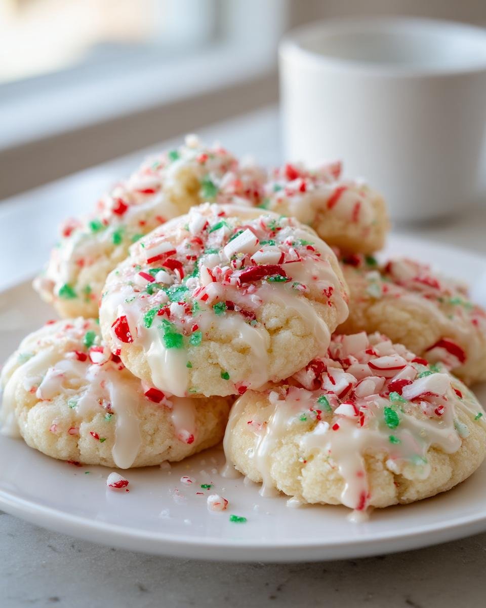 Peppermint Meltaway Cookies – Soft, Lofthouse-Style Holiday Treats! - detail 2