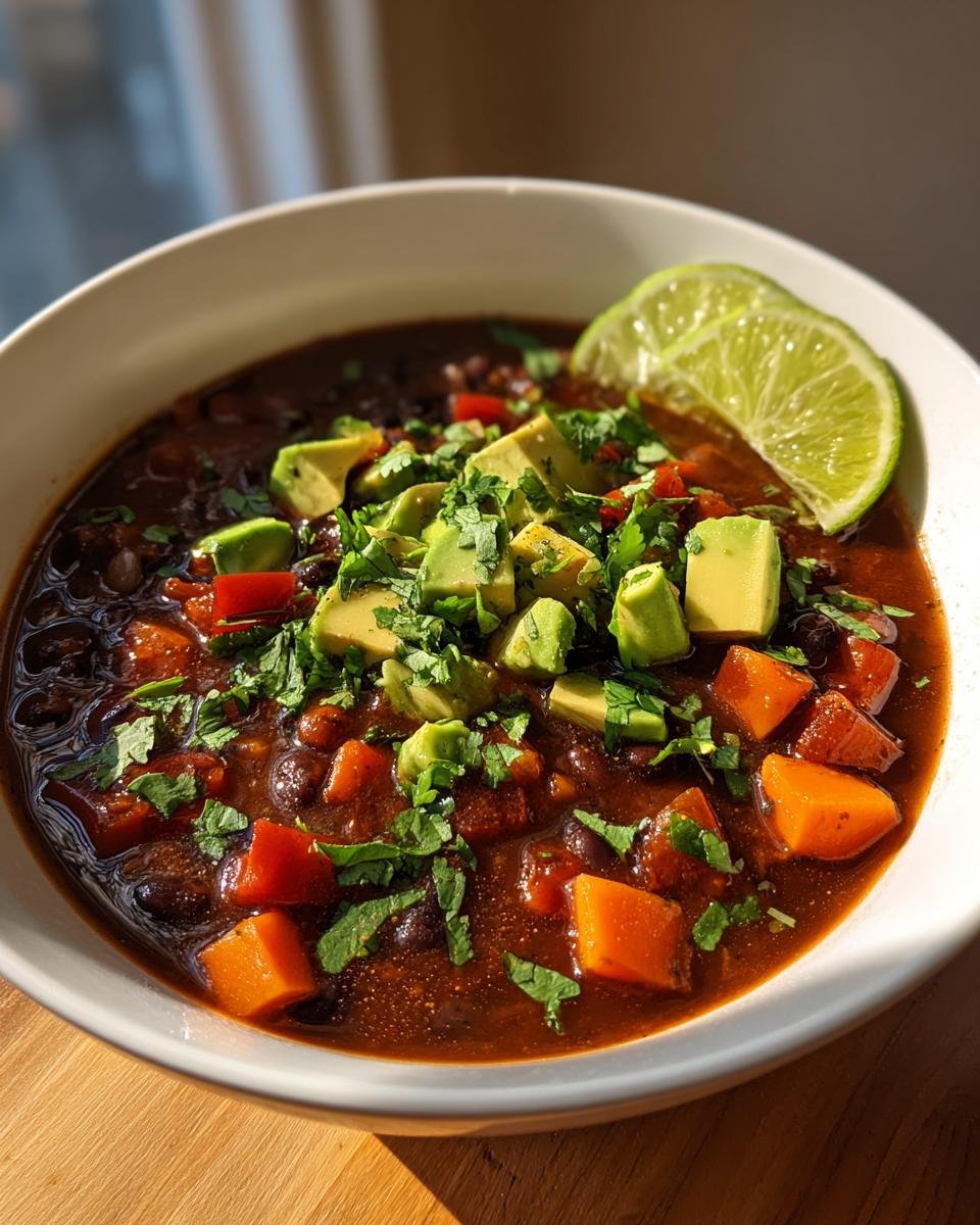 Perfect Black Bean Soup - detail 1