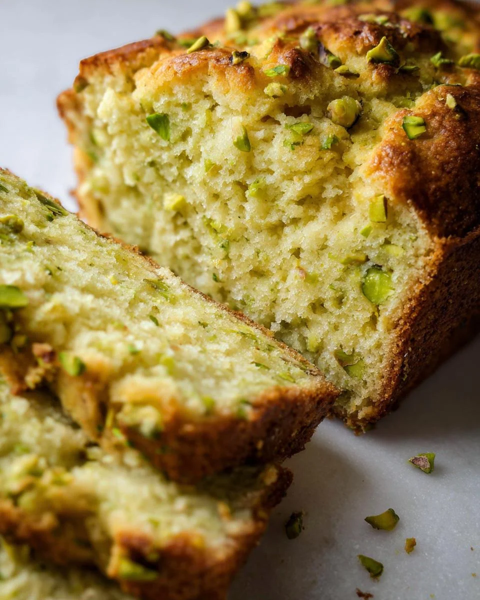 Pistachio Pudding Bread - detail 1