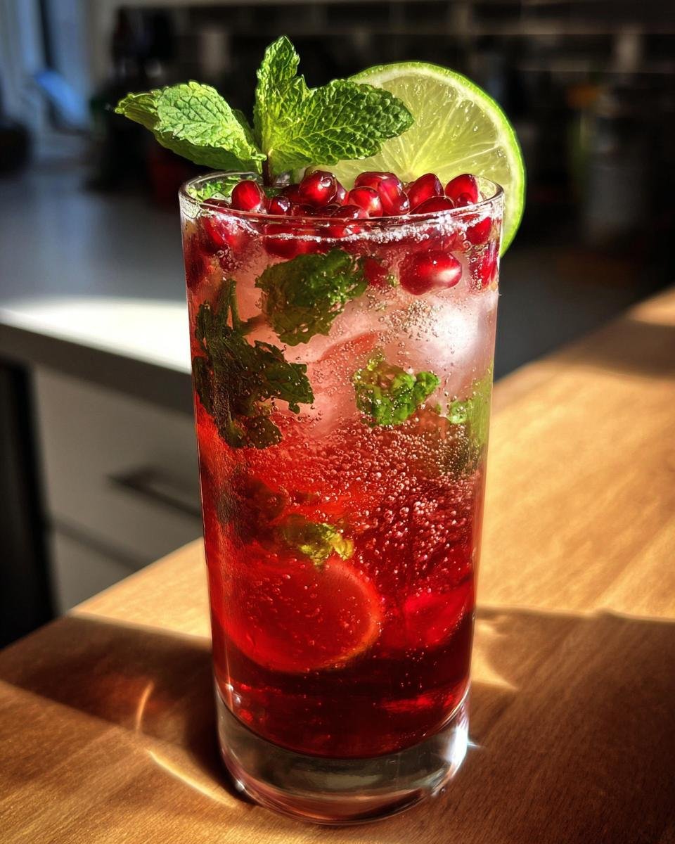 Pomegranate Mocktails - detail 1