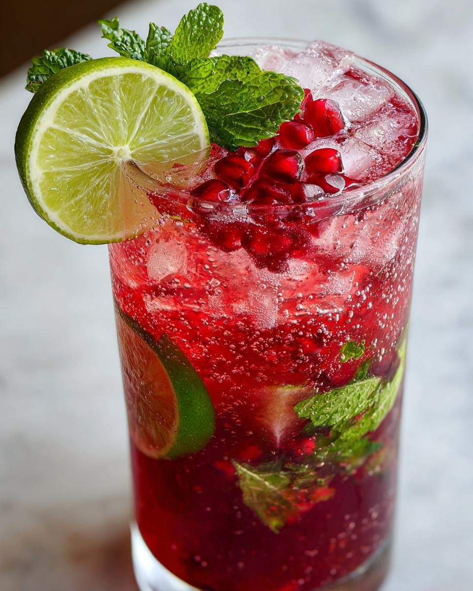 Pomegranate Mocktails - detail 2