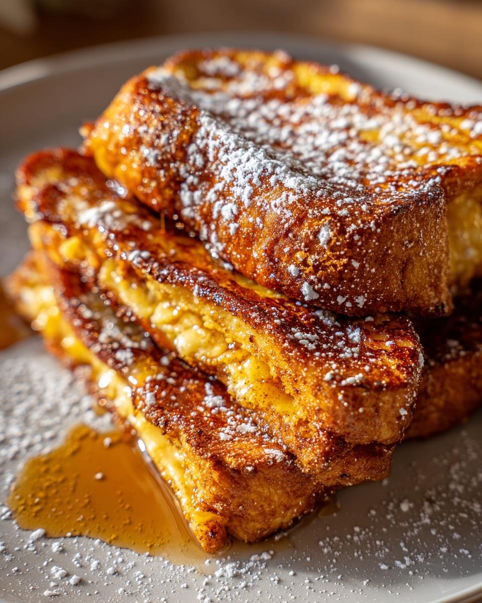 Pumpkin Cream Cheese Stuffed French Toast - detail 1