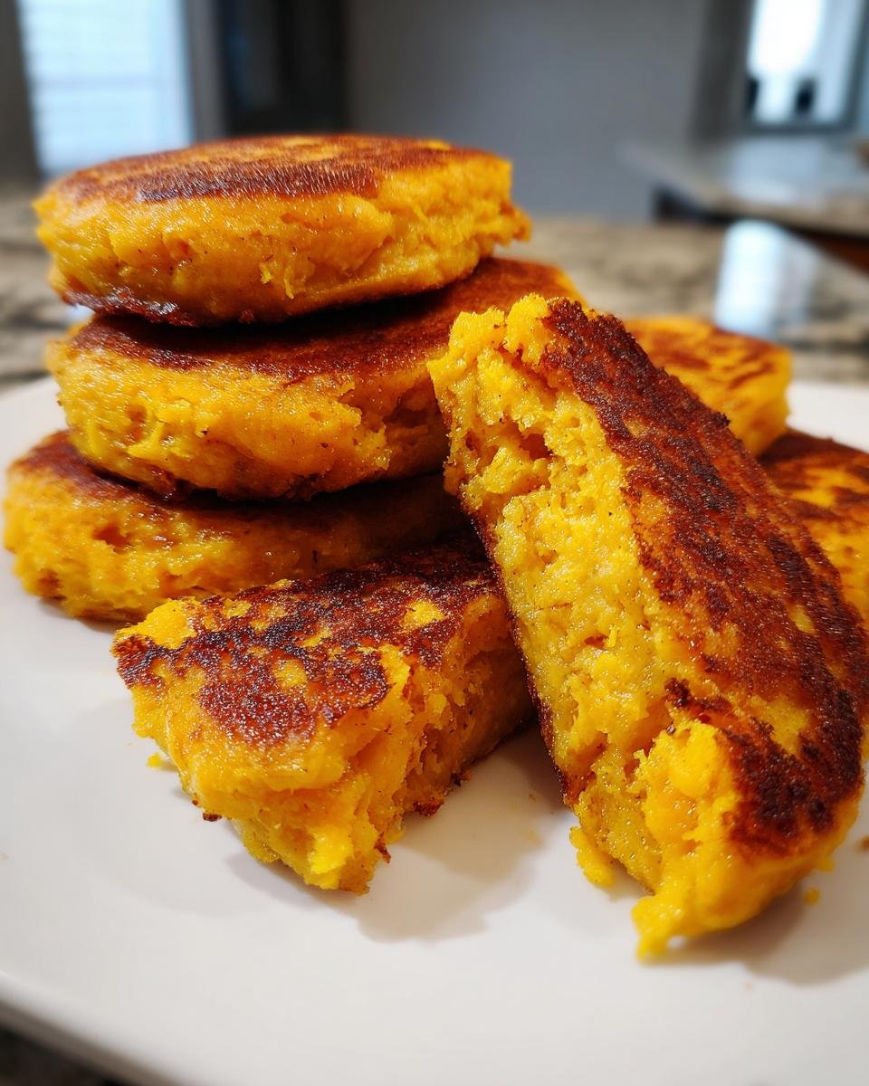 Pumpkin Garlic Potato Cakes - detail 1