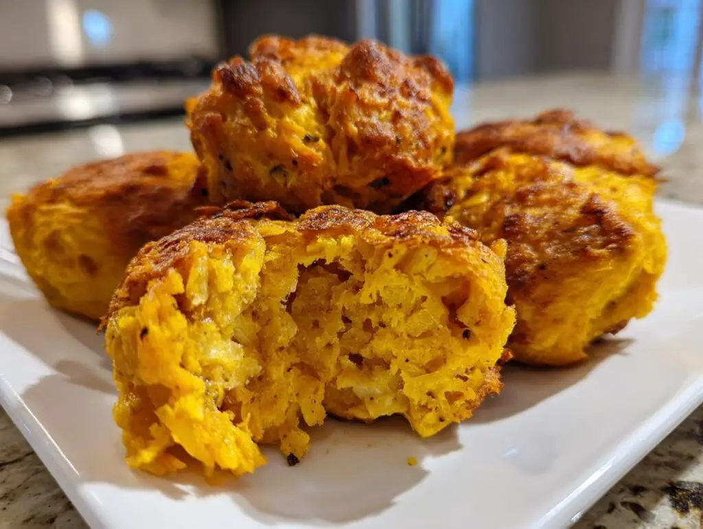 Pumpkin Garlic Potato Cakes