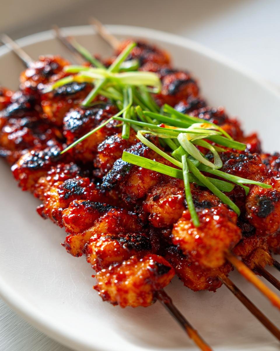 Quick & Easy Korean Spicy Rice Cake Skewers - detail 2