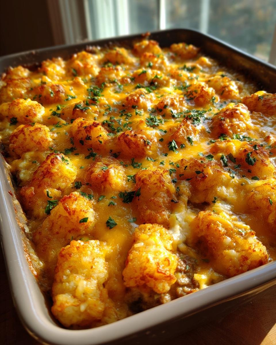 Ranch Chicken Tater-Tot Casserole - detail 1