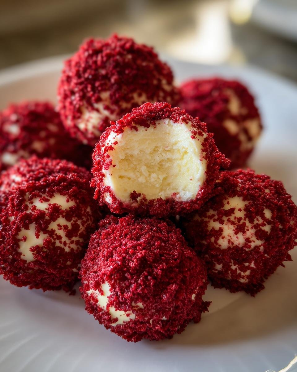 Red Velvet Cheesecake Bites - detail 2