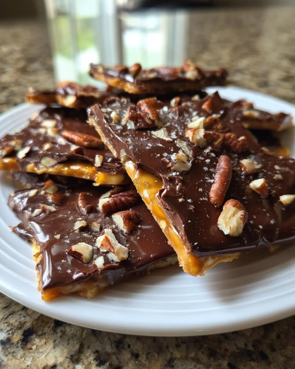 Saltine Cracker Toffee - detail 1