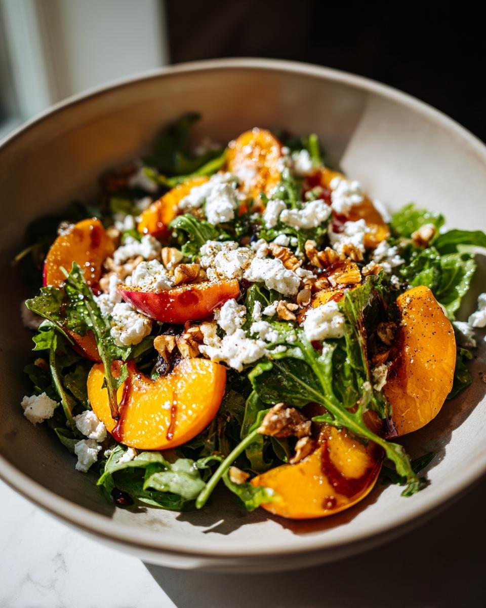 Sweet Persimmon & Peppery Arugula Salad Perfection - detail 1