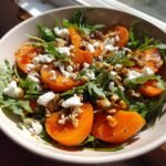 Sweet Persimmon & Peppery Arugula Salad Perfection