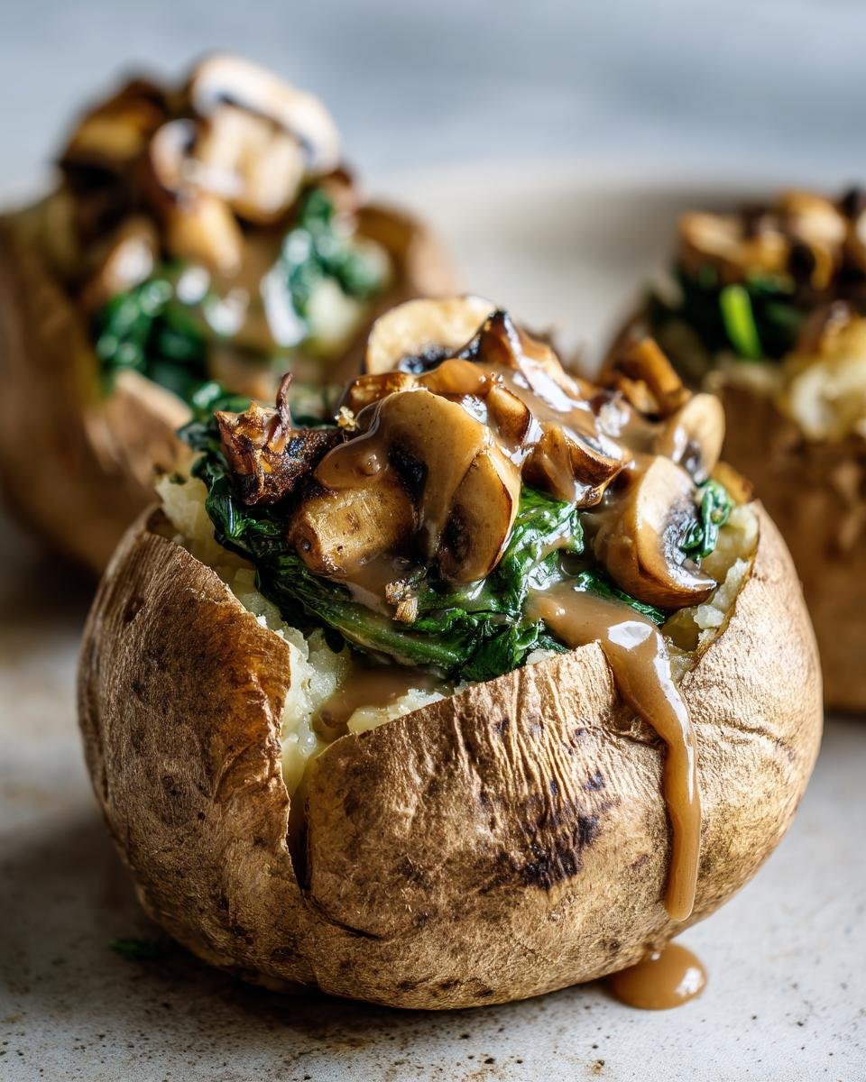 The Ultimate Stuffed Baked Potatoes with Mushrooms - detail 2
