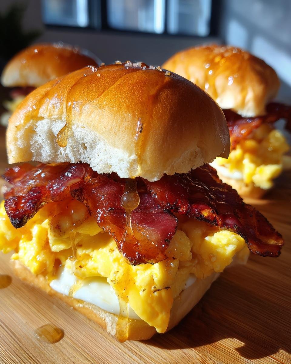 Ultimate Breakfast Sliders – Sweet, Savory, Cheesy Goodness - detail 1