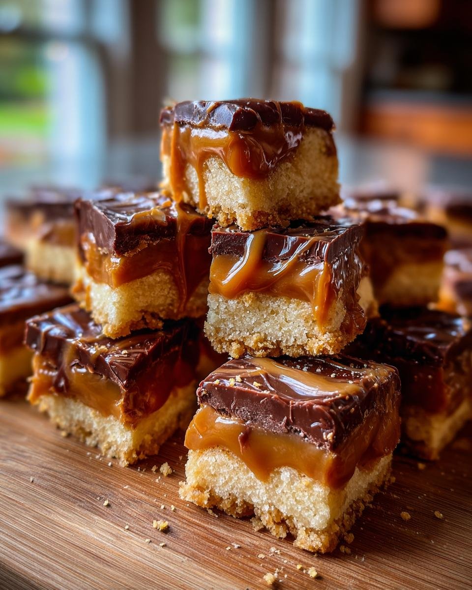 Ultimate Twix-Style Cookies: Buttery Shortbread, Caramel, & Chocolate Perfection! (Award-Winning!) - detail 2