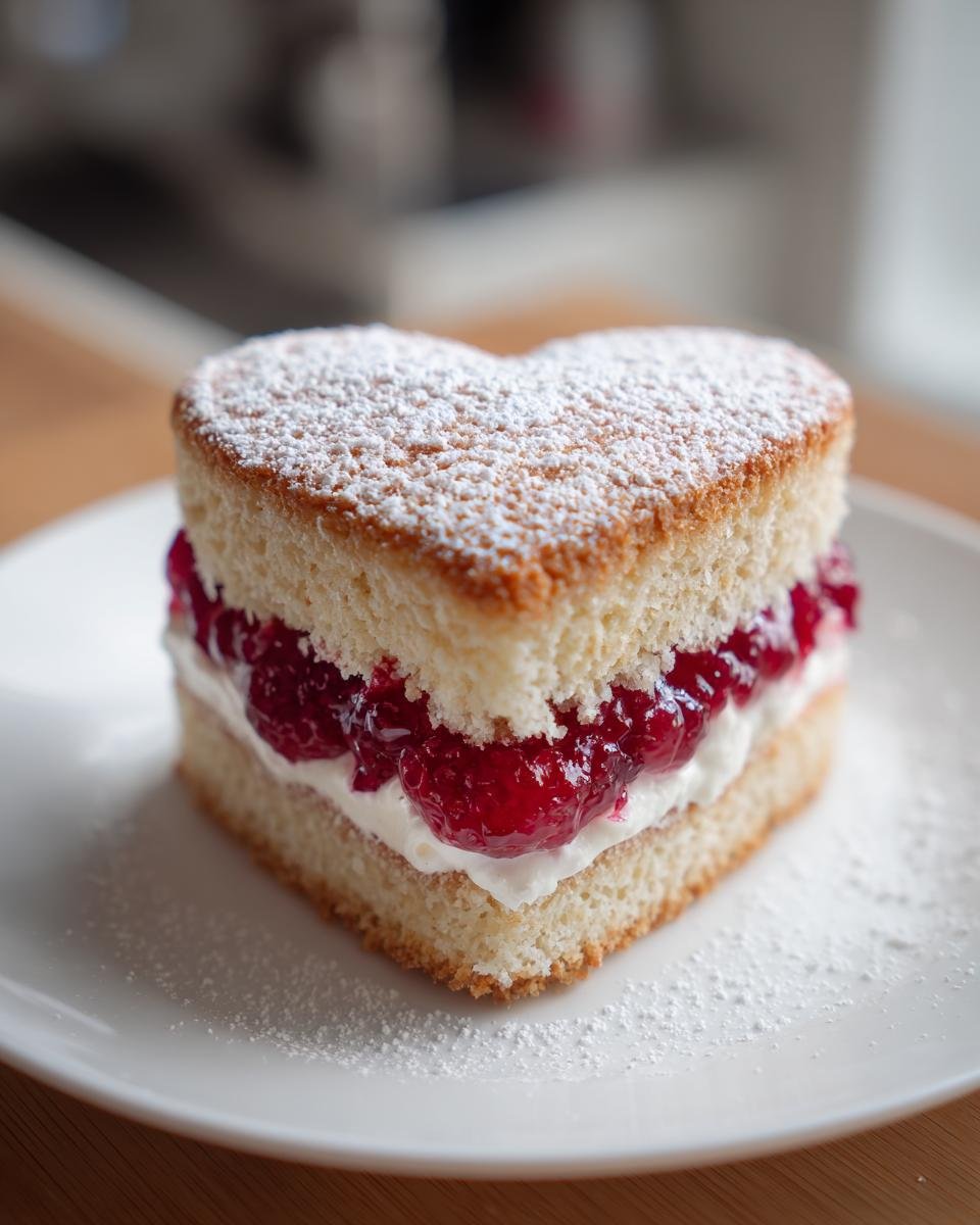 Valentine mini heart cake - detail 1