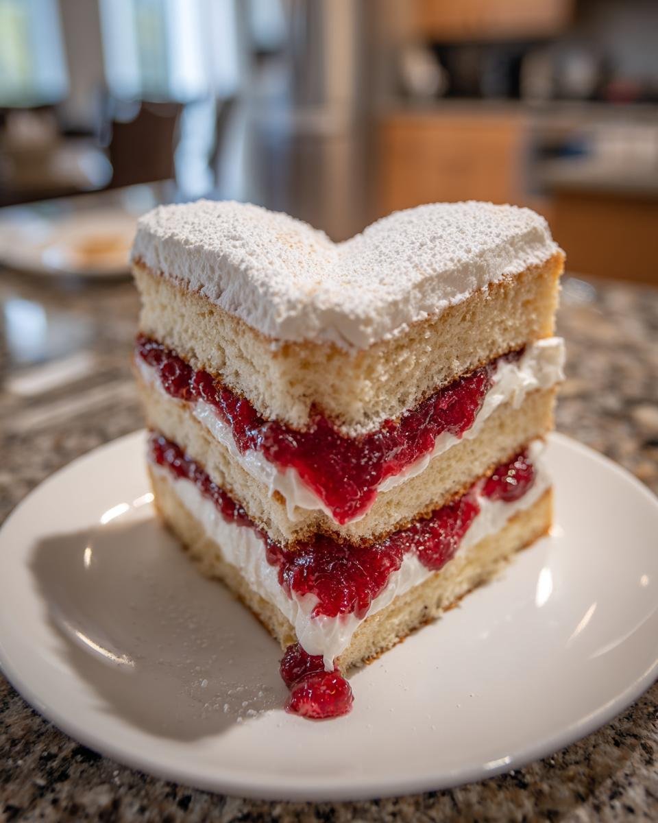 Valentine mini heart cake - detail 2