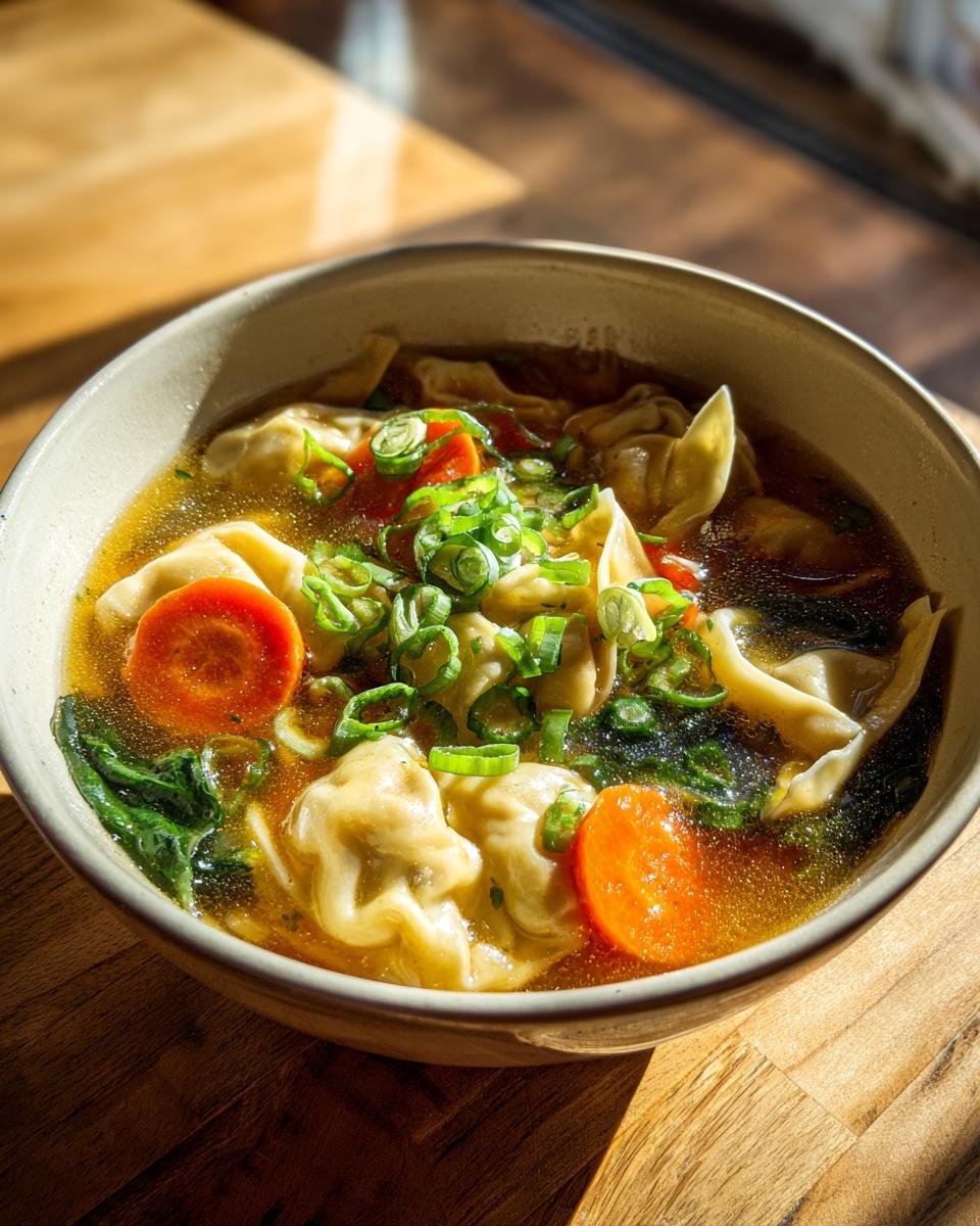 Warm and Cozy Potsticker Soup: A Heartfelt Comfort Meal - detail 2