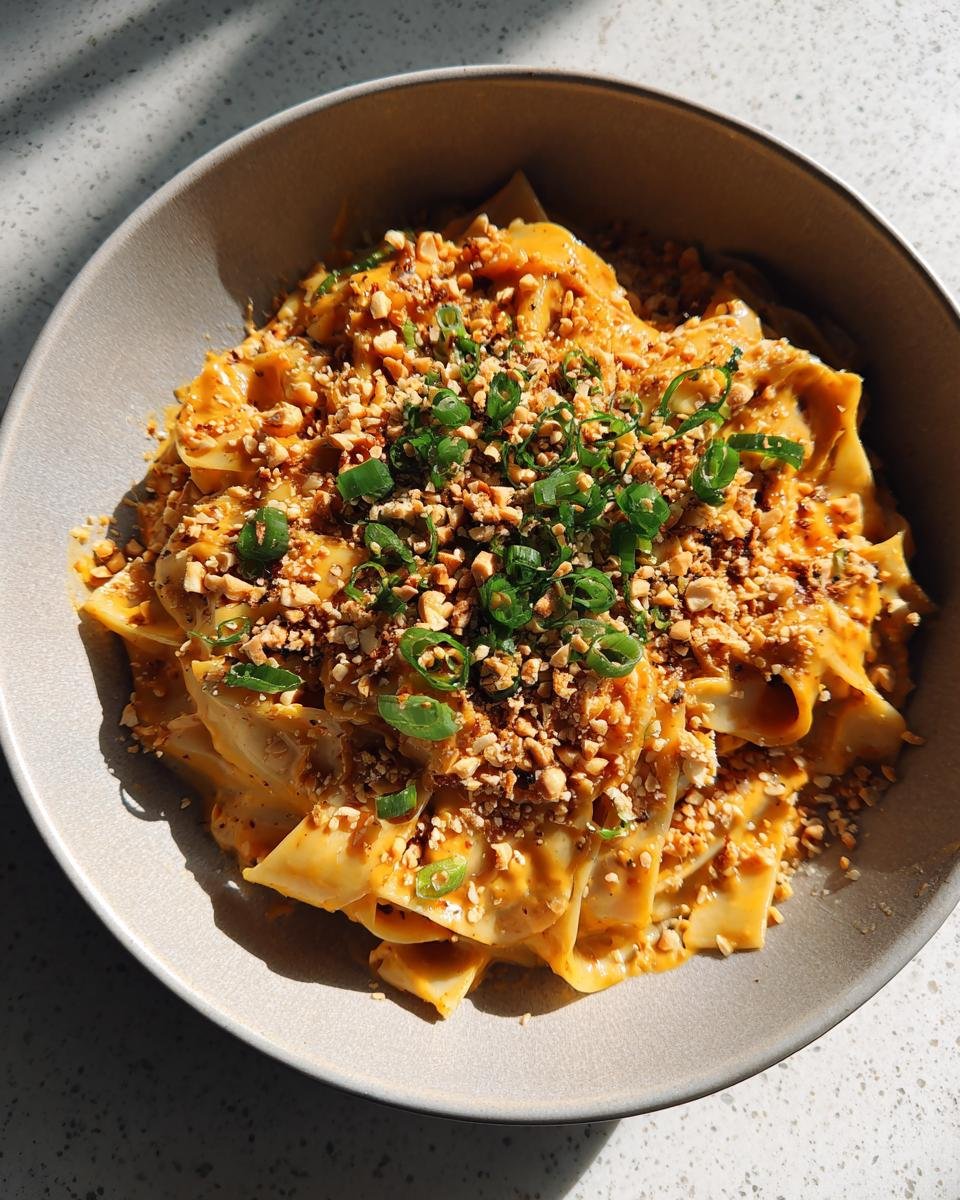 10 Minute Peanut Sauce Rice Noodles - detail 2