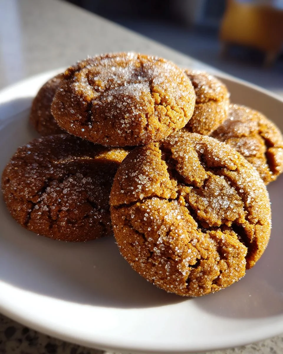Chewy Ginger Molasses Cookies - detail 2