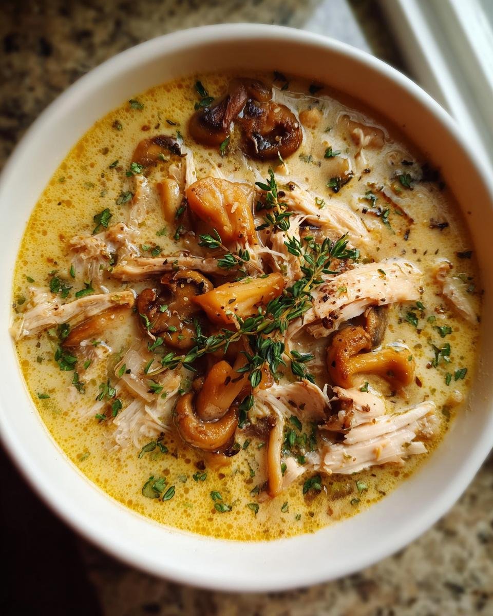 Chicken Mushroom Soup - detail 1