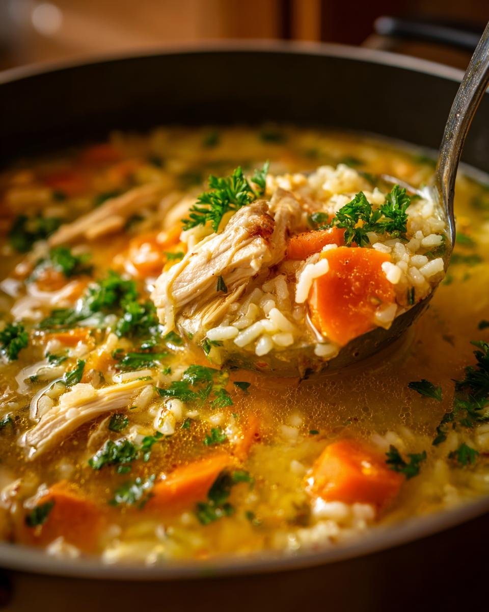 Chicken and Rice Soup - detail 2