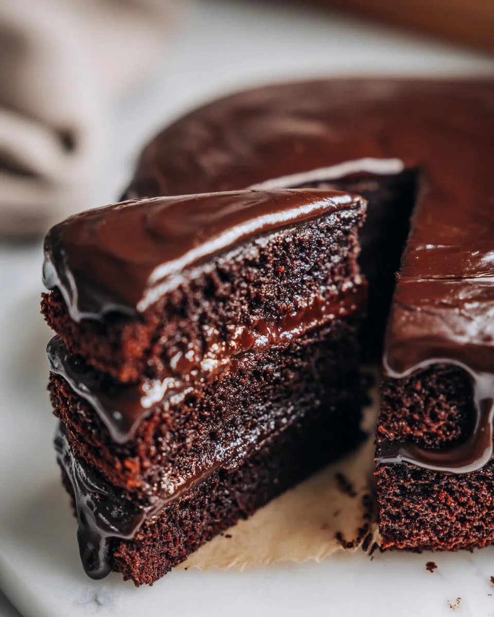 Chocolate Ganache Cake - detail 1