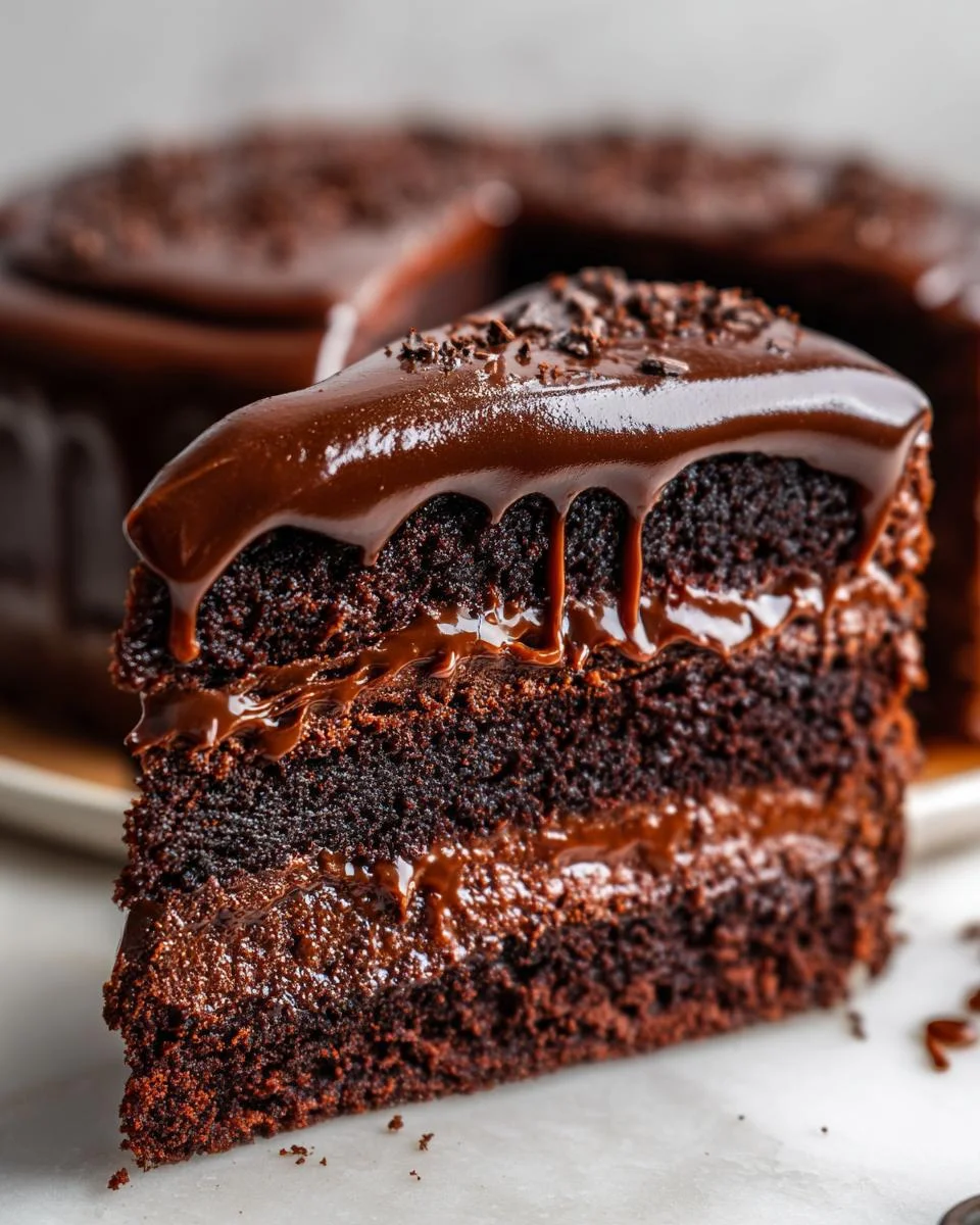 Chocolate Ganache Cake - detail 2