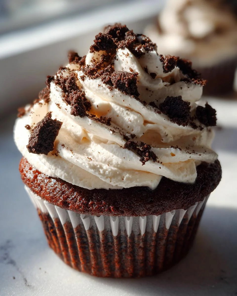 Cookies and Cream Cupcakes - detail 1