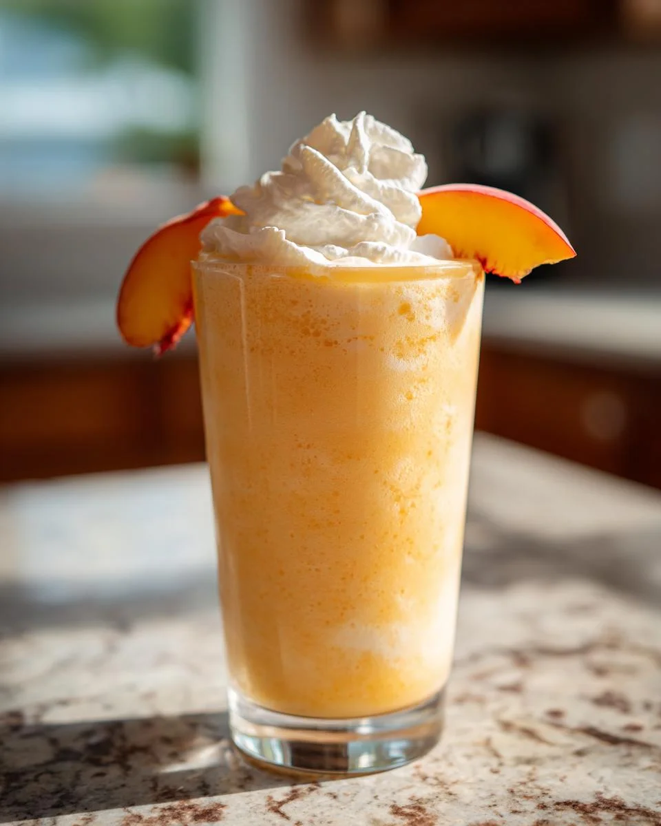 Copycat Chick-Fil-A Peach Milkshake - detail 1