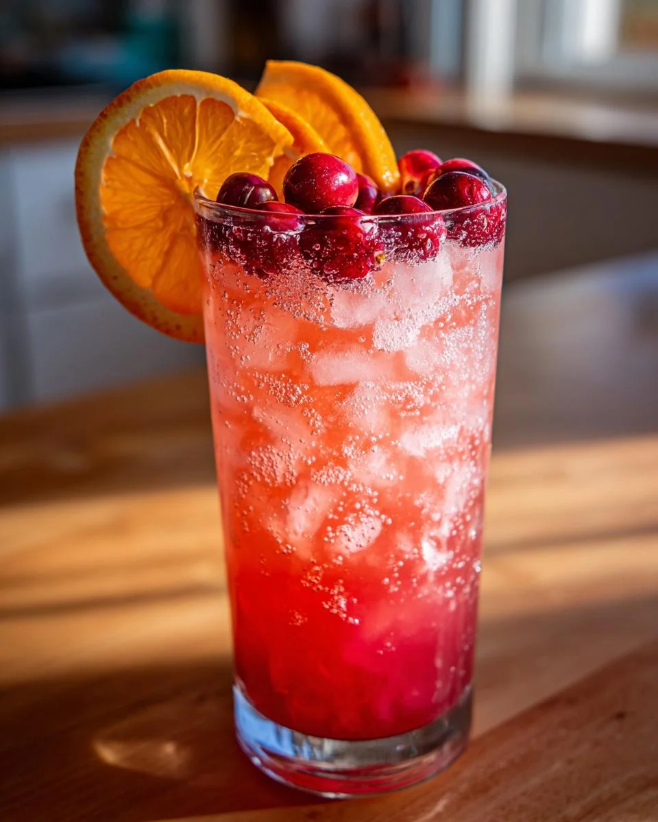 Cranberry Orange Mocktail - detail 1