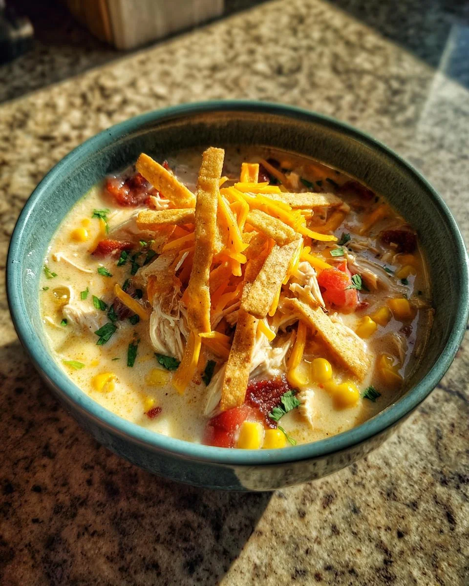 Creamy Chicken Tortilla Soup - detail 2
