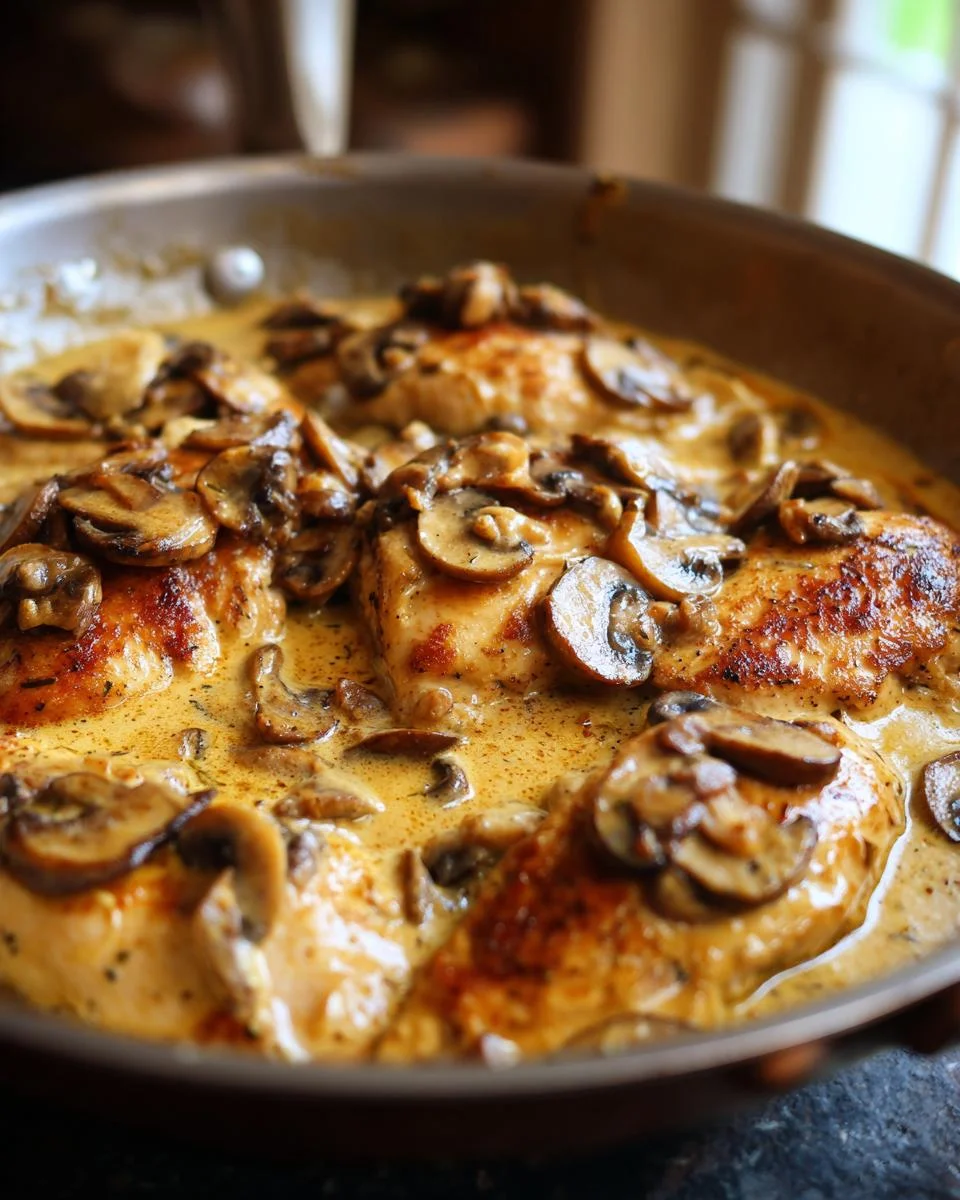 Creamy Mushroom Chicken - detail 1