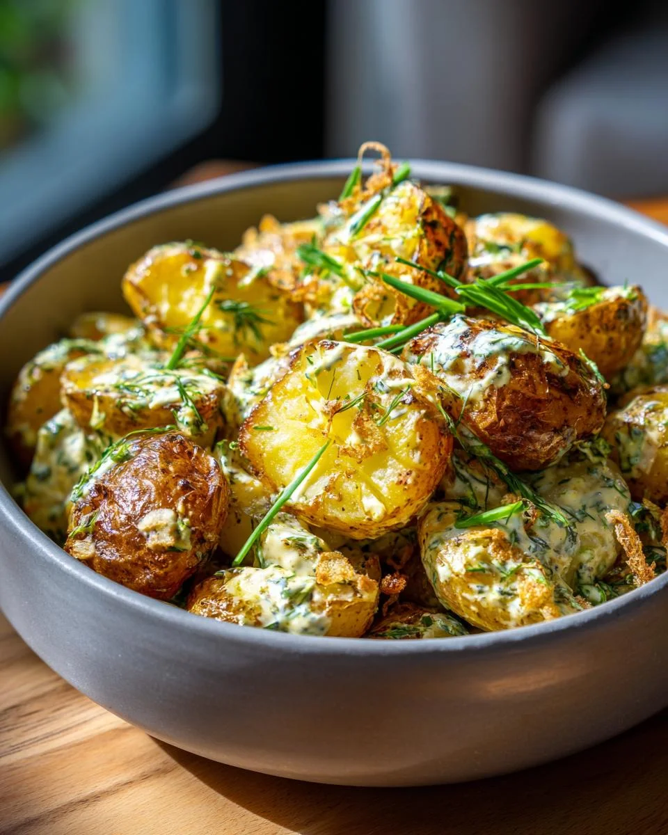 Crispy Smashed Potato Salad - detail 1