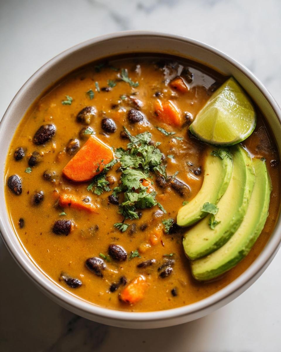 Easy Black Bean Soup - detail 1