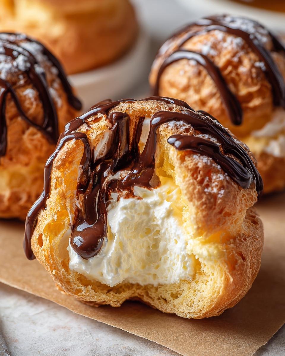 Easy Homemade Cream Puffs - detail 1
