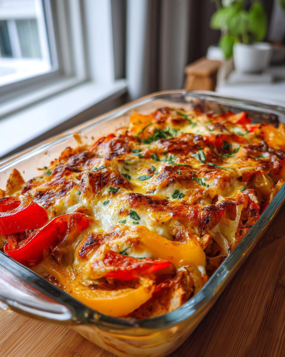 Fajita Chicken Casserole - detail 1