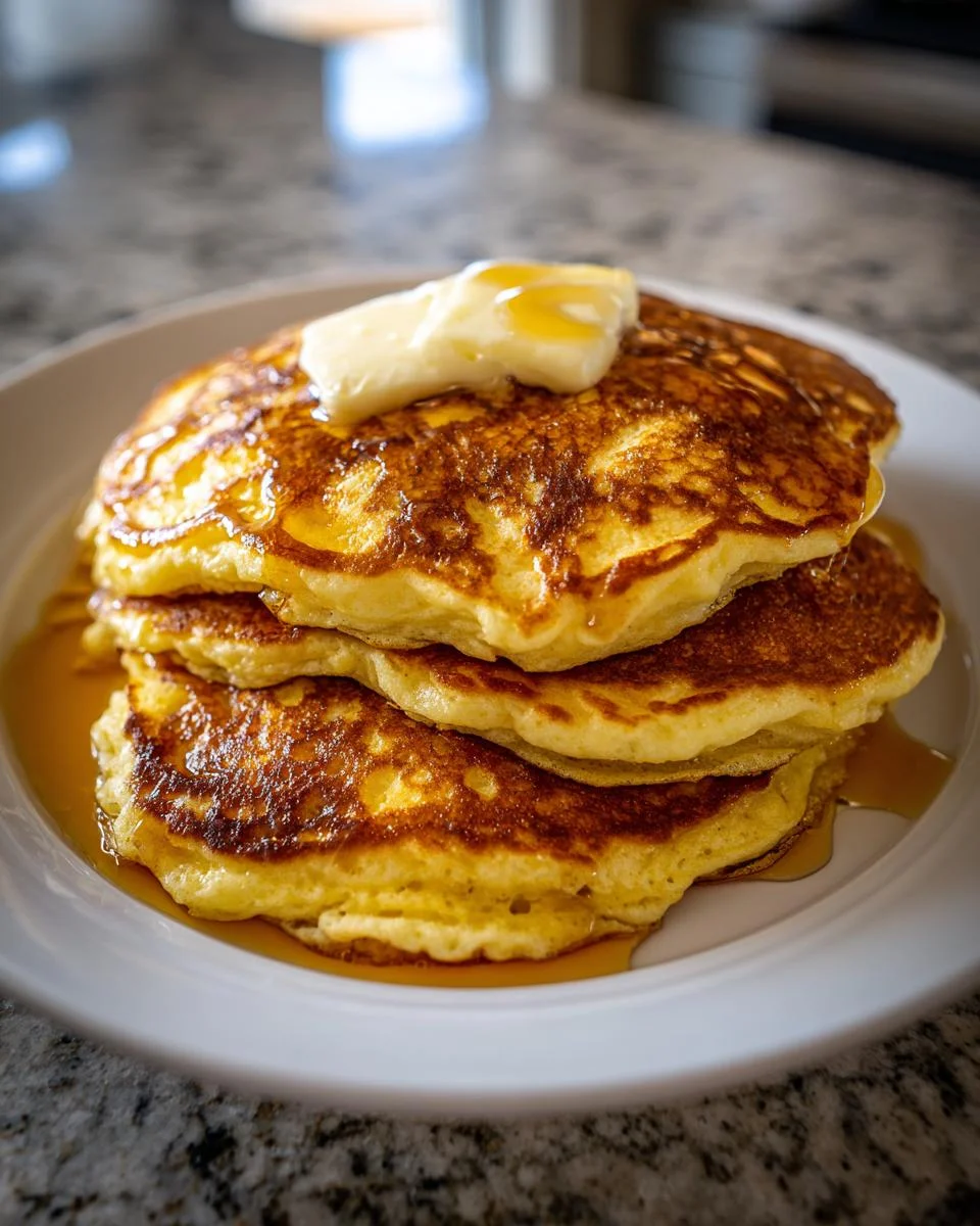 Fluffy Maple Buttermilk Pancakes - detail 1