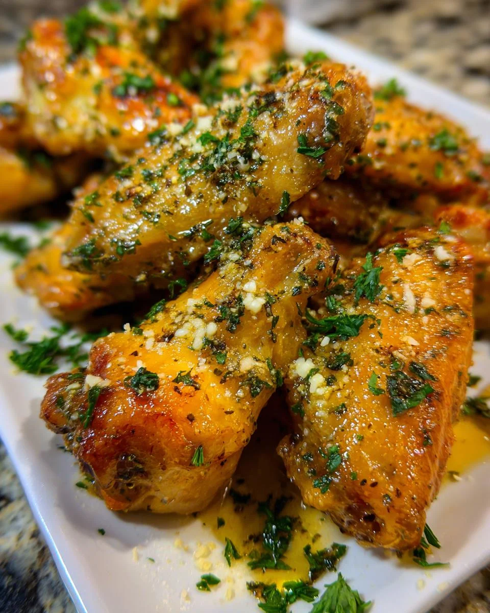 Garlic Parmesan Wings - detail 2