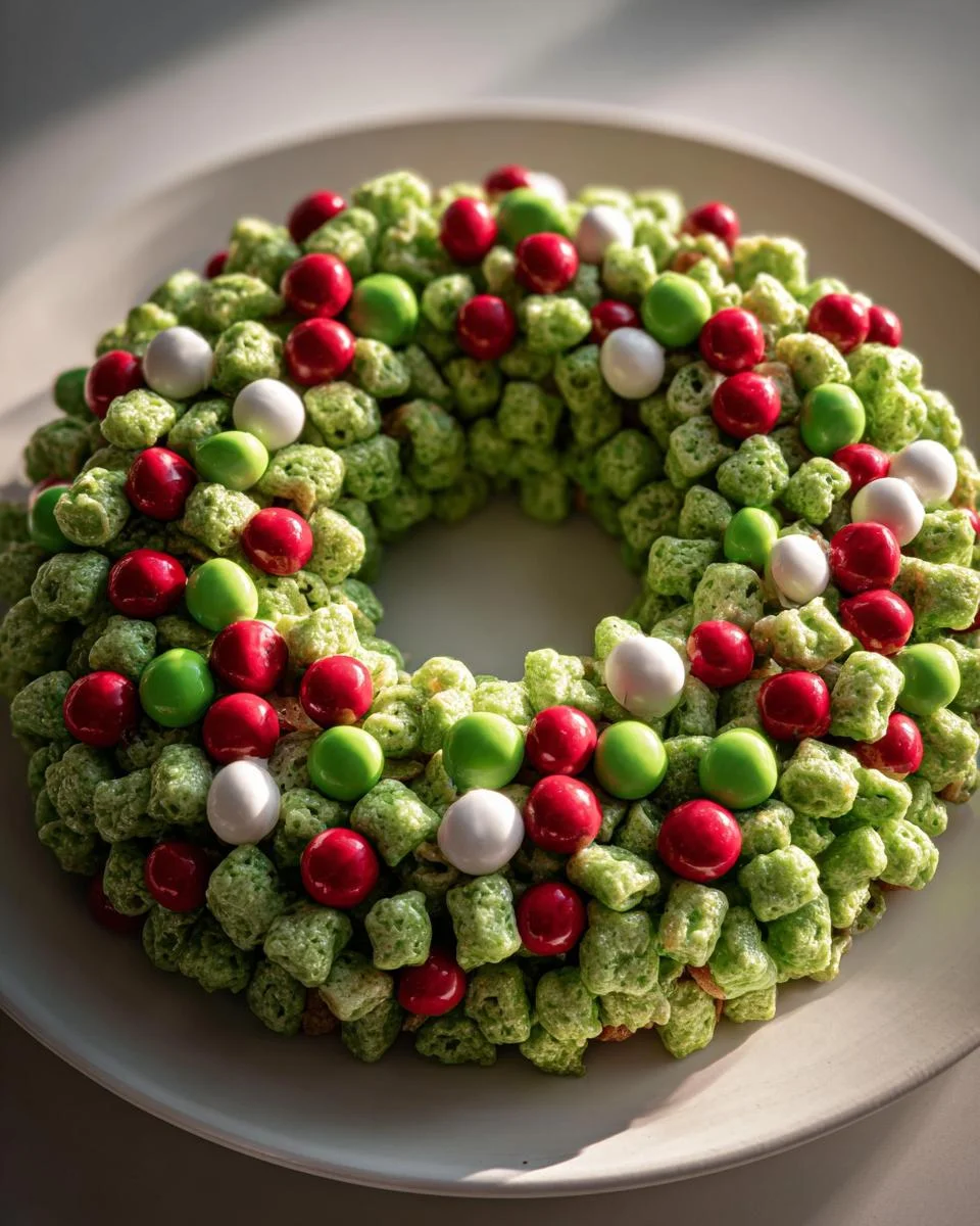 Holiday Cornflake Wreaths - detail 2