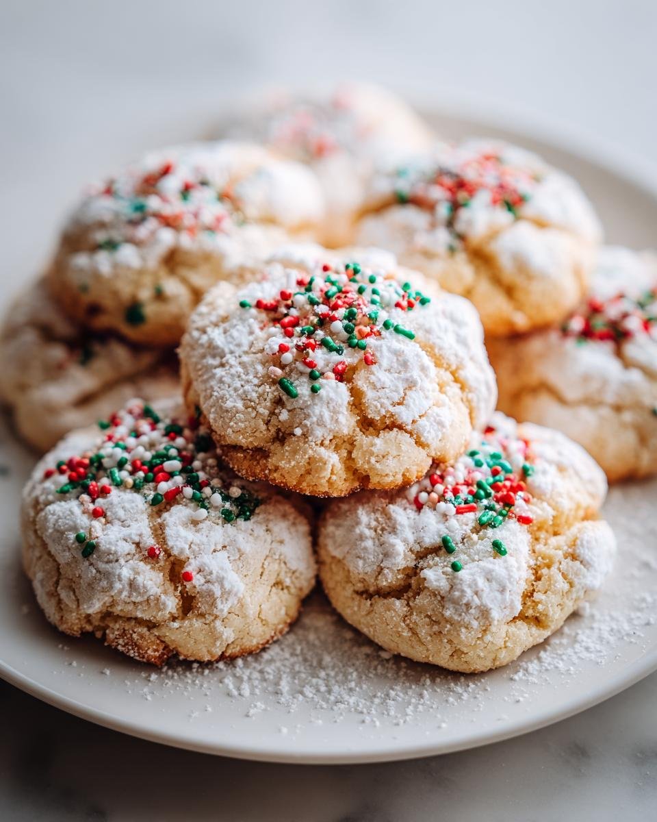 Holiday Gooey Butter Cookies - detail 1