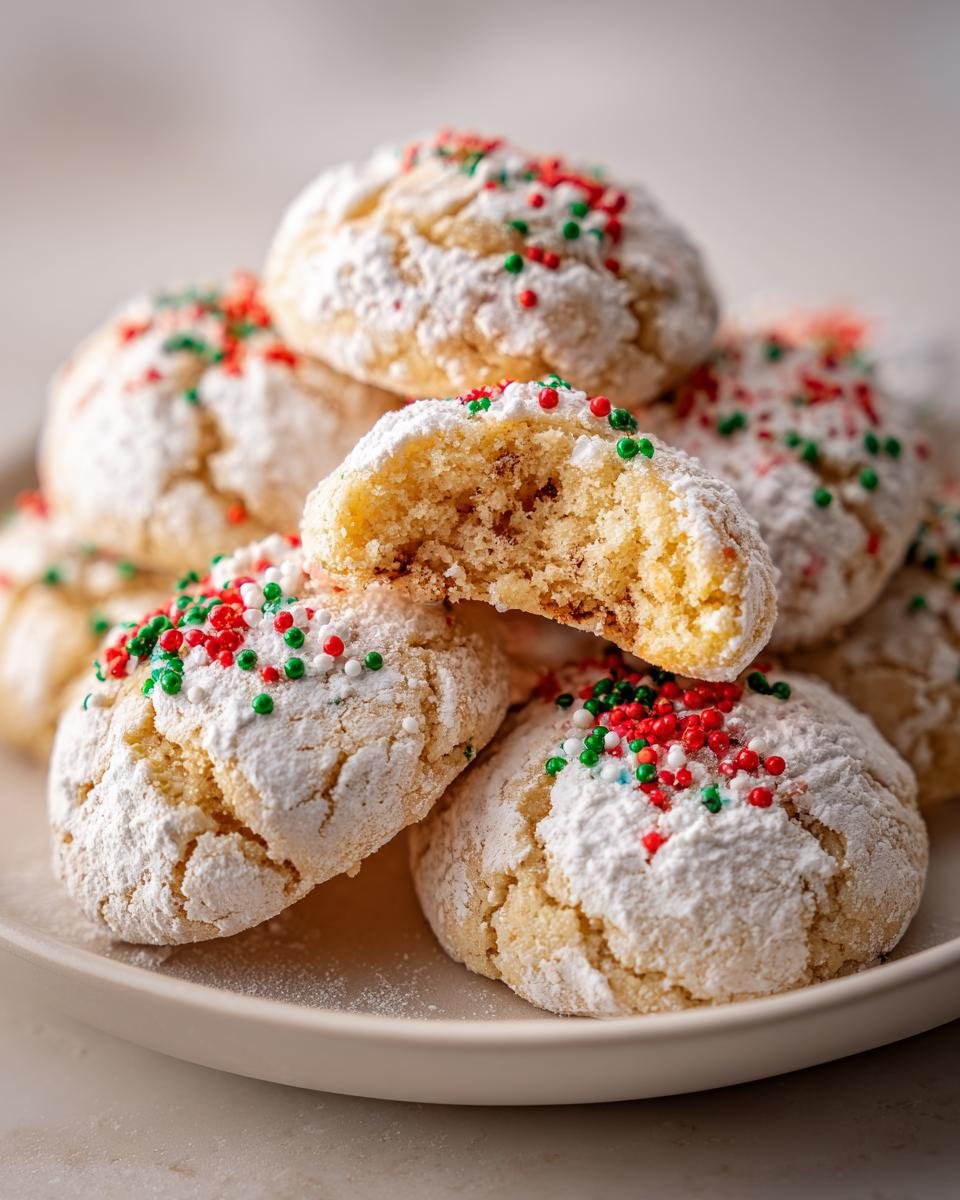 Holiday Gooey Butter Cookies - detail 2