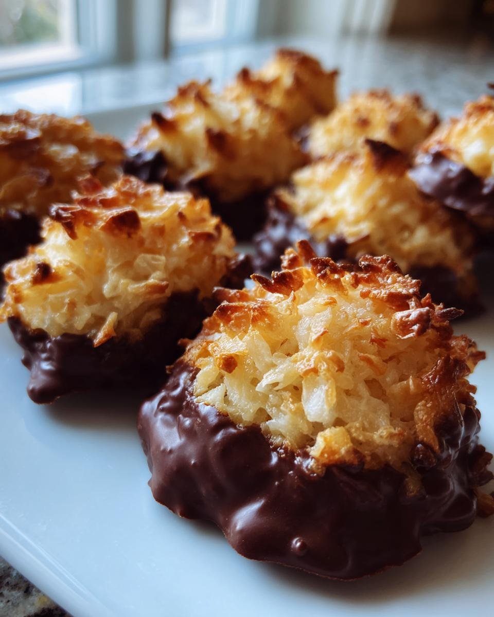 Homemade Almond Joys - detail 1