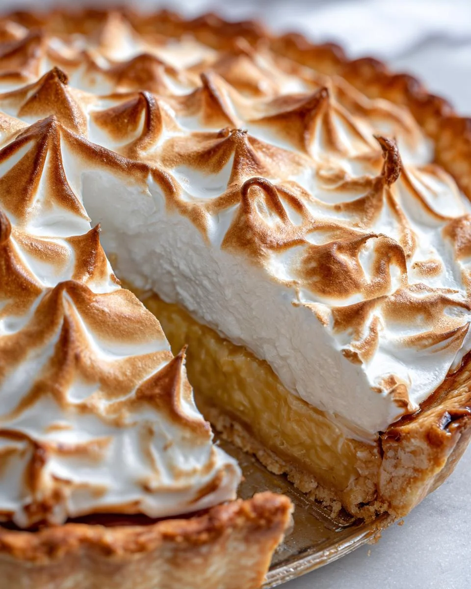 Homemade Butterscotch Cream Pie - detail 1