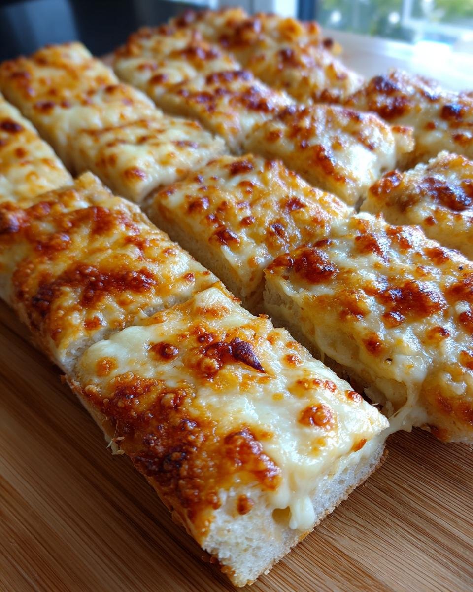 Homemade Cheesy Garlic Breadsticks Recipe - detail 1