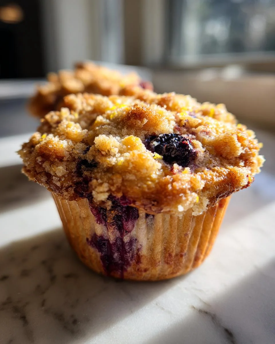 Lemon Blueberry Muffins - detail 1