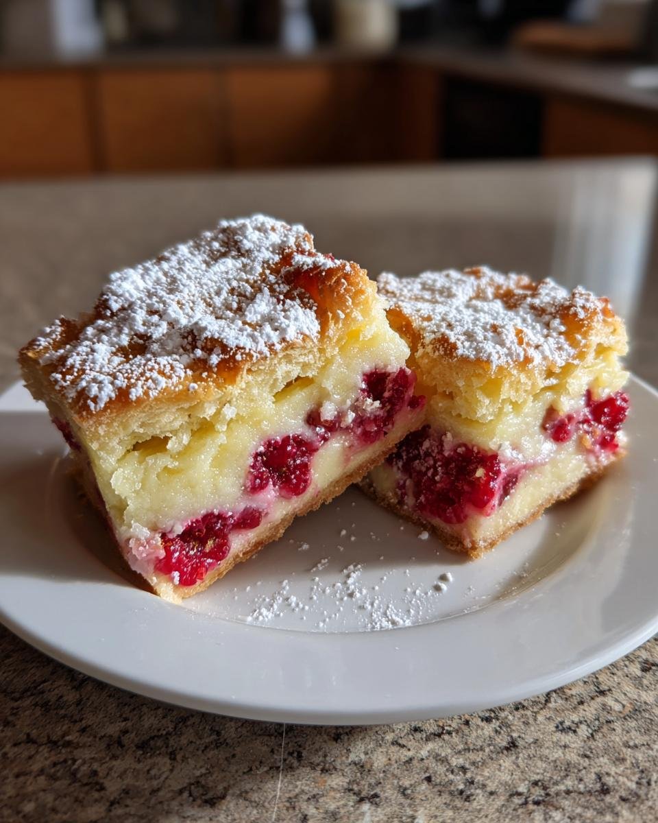Lemon-Raspberry Cream Cheese Bars - detail 1