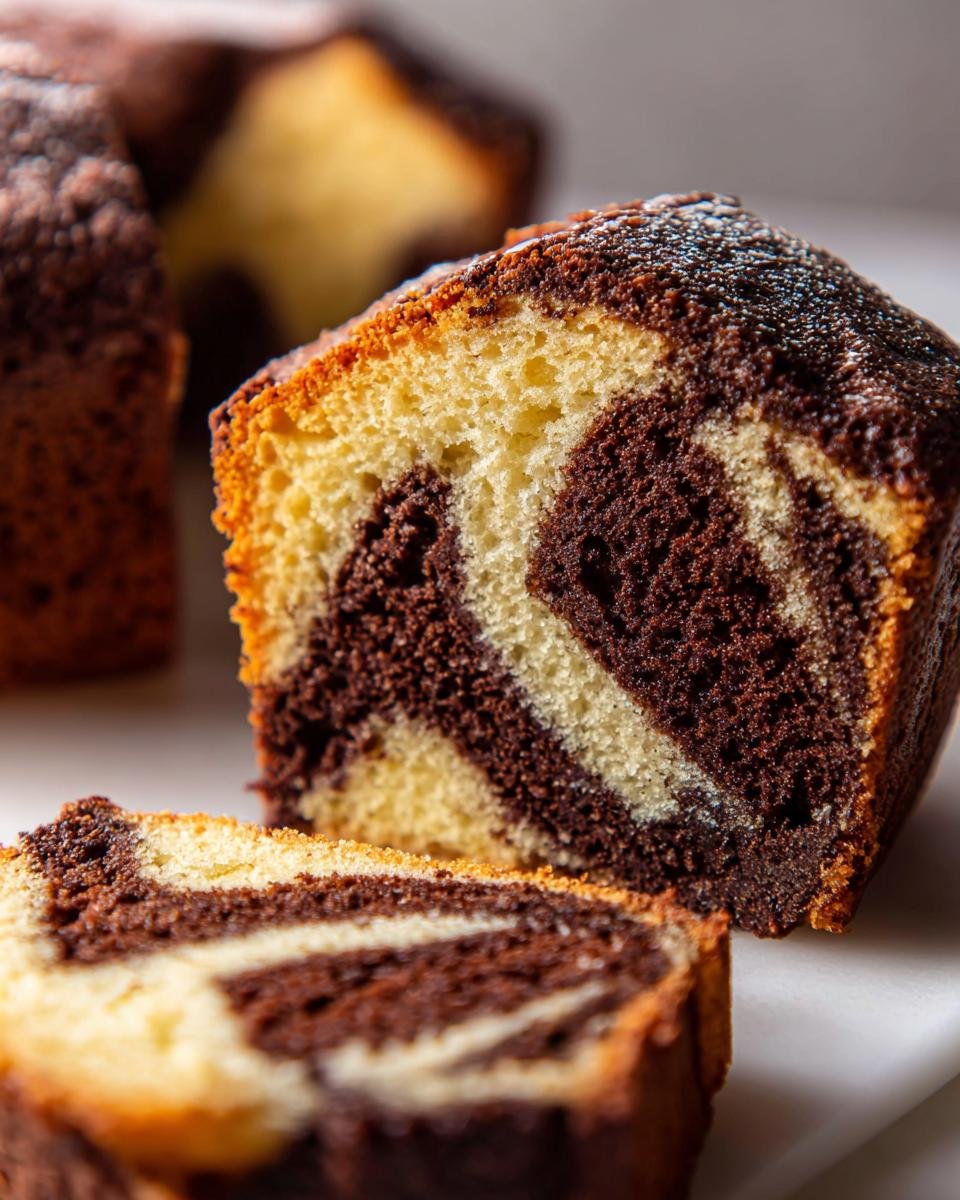 Marble Pound Cake - detail 2
