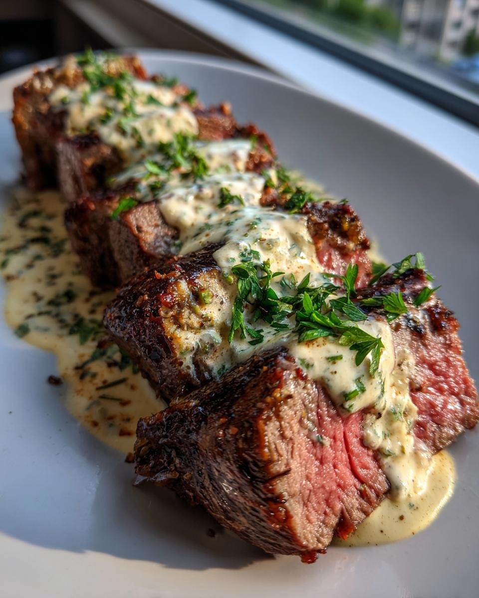Mastering Garlic Butter Steak With Parmesan Cream Sauce - detail 1