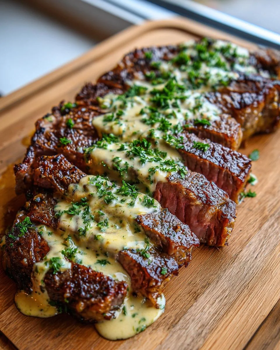Mastering Garlic Butter Steak With Parmesan Cream Sauce - detail 2