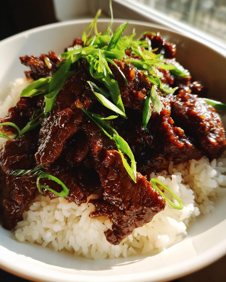 Mongolian Beef - detail 1