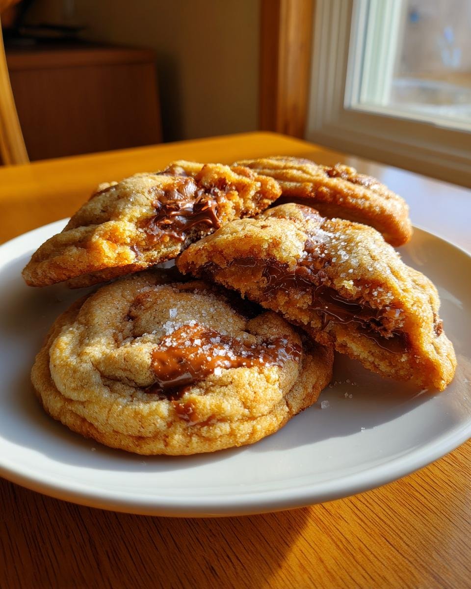 Nutella Stuffed Cookies - detail 1